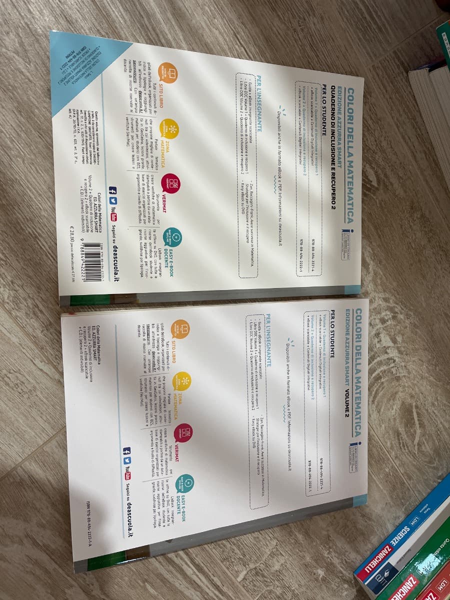 COLORI DELLA MATEMATICA - EDIZIONE AZZURRA SMART VOLUME 2 + EBOOK - foto 2