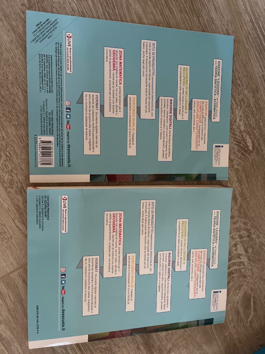 COLORI DELLA MATEMATICA ED.AZZURRA SMART-VOL.3+QUAD.INCLUSIONE E REC 3+EBOOK - foto 2