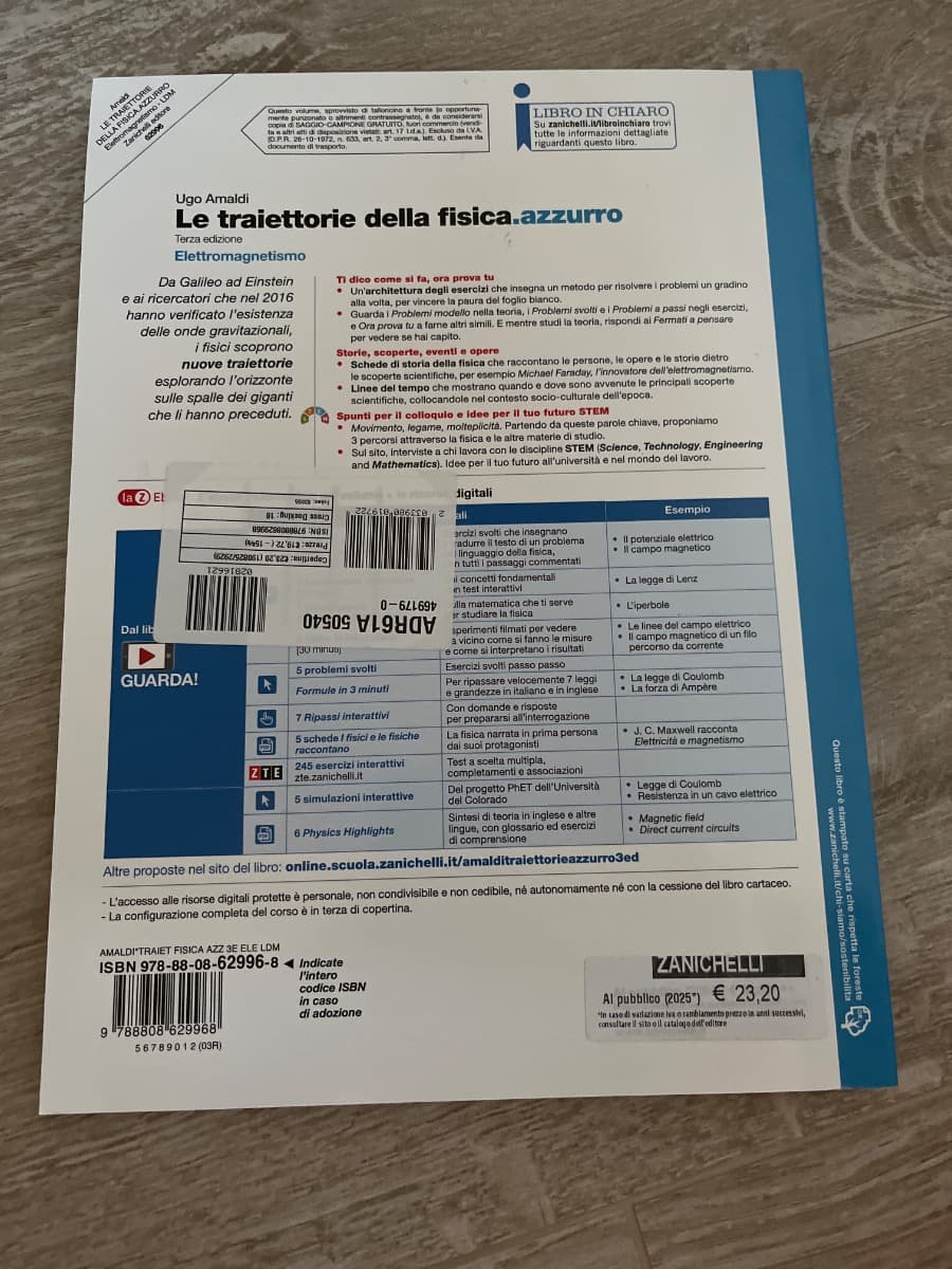 TRAIETTORIE DELLA FISICA.AZZURRO (LE) 3ED. - VOLUME ELETTROMAGNETISMO (LDM) - foto 2