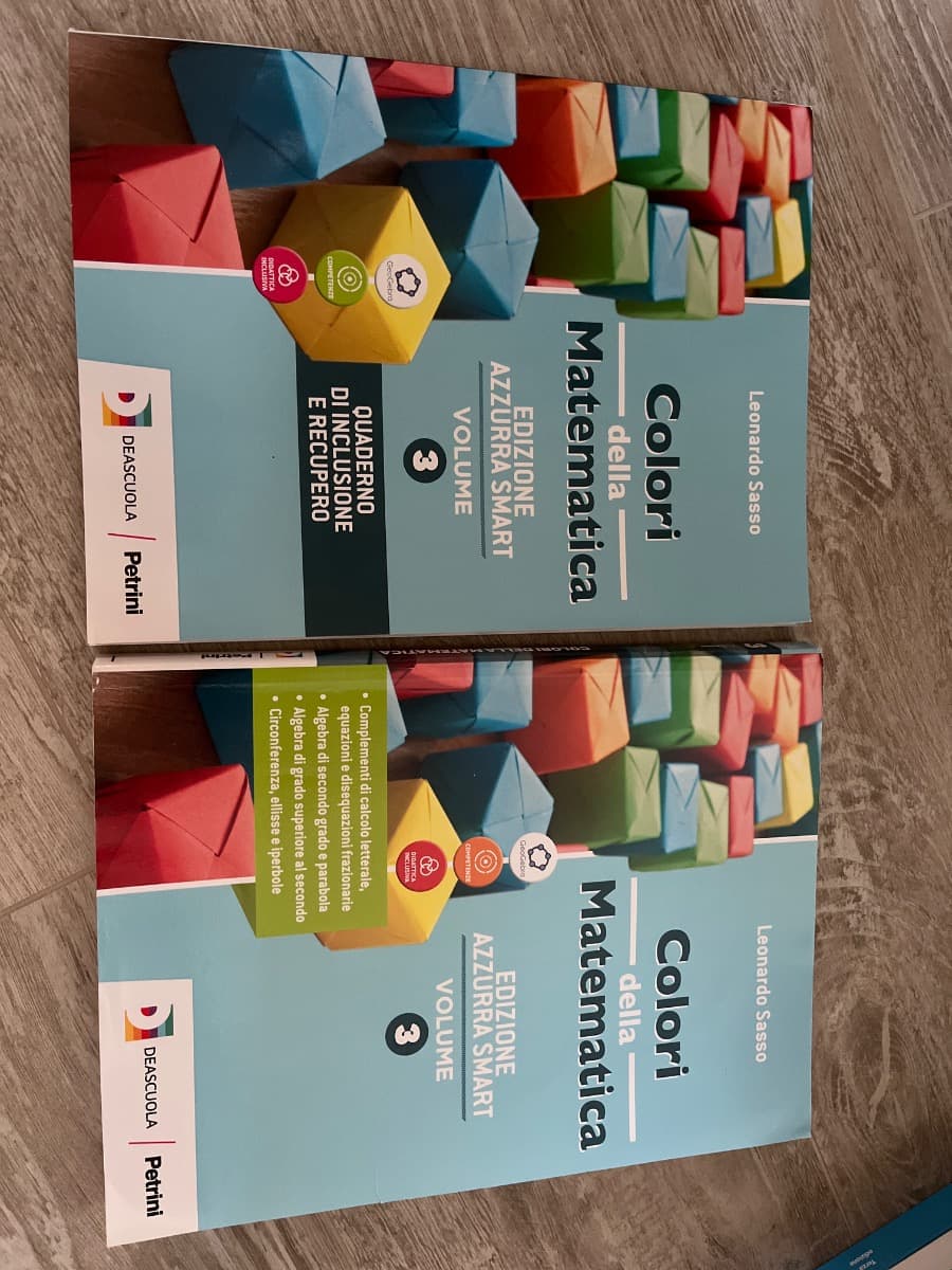 COLORI DELLA MATEMATICA ED.AZZURRA SMART-VOL.3+QUAD.INCLUSIONE E REC 3+EBOOK - foto 1