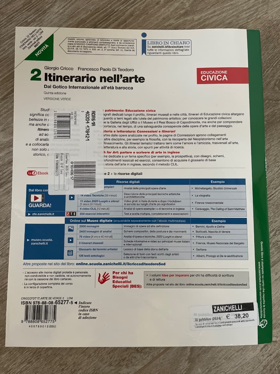 ITINERARIO NELL'ARTE EDIZIONE VERDE 5ED - VOLUME 2 (LDM) - foto 2