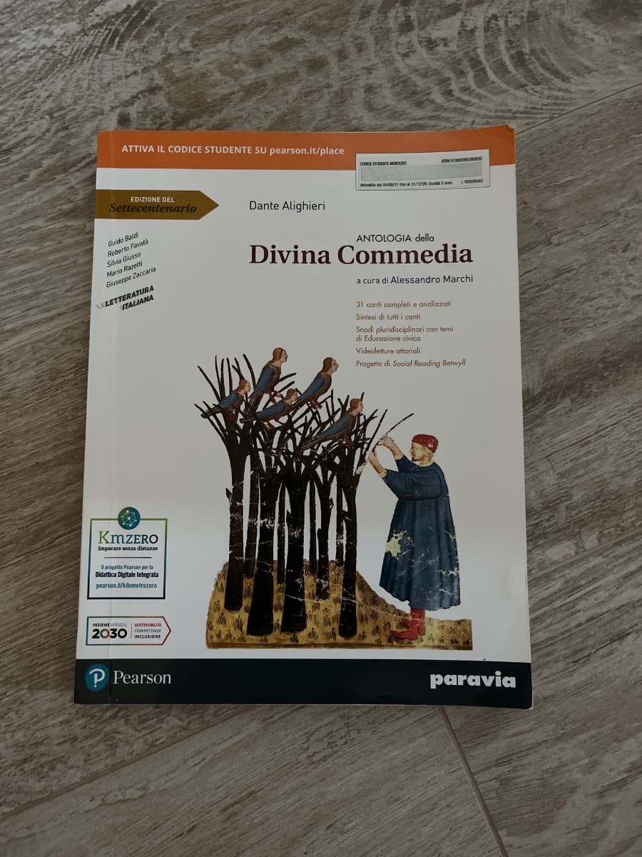 IMPARARE DAI CLASSICI A PROGETTARE IL FUTURO 1A CON ANTOLOGIA DELLA DIVINA CO - foto 1