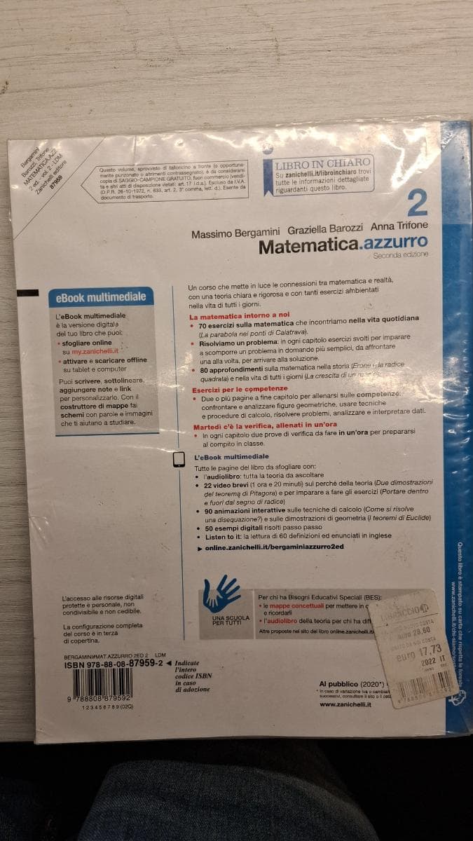 MATEMATICA.AZZURRO 2ED. - VOLUME 2 (LDM) - foto 2