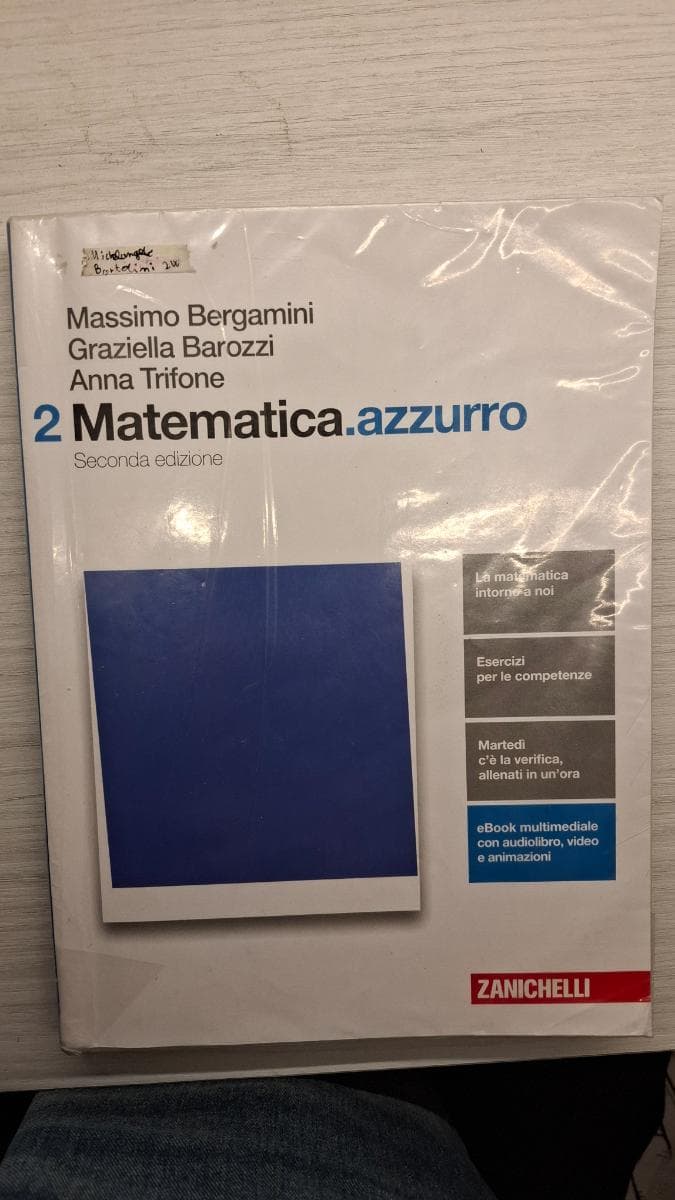 MATEMATICA.AZZURRO 2ED. - VOLUME 2 (LDM) - foto 1