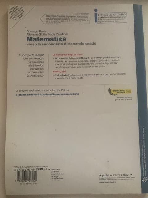 matematica verso la secondaria di secondo grado - foto 2