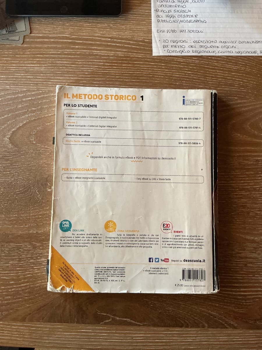 METODO STORICO (IL) VOLUME 1 + EBOOK - foto 2