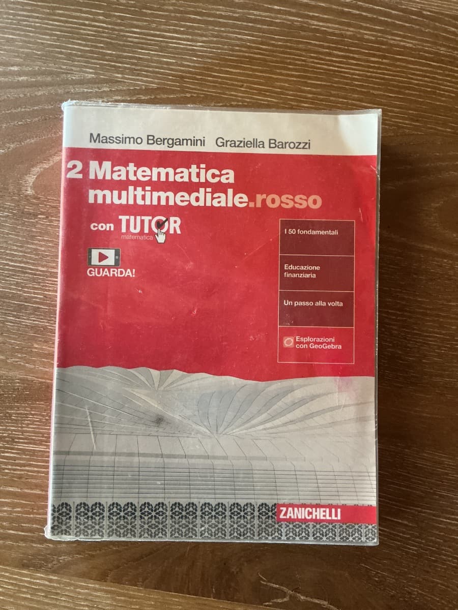 MATEMATICA MULTIMEDIALE.ROSSO - VOL. 2 CON TUTOR (LDM) - foto 1