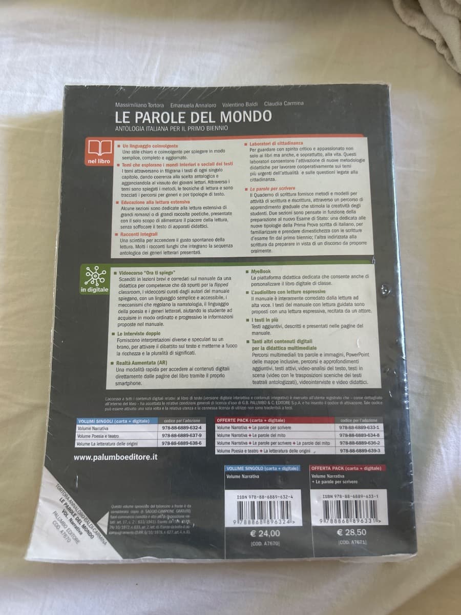 PAROLE DEL MONDO (LE) NARRATIVA - foto 2
