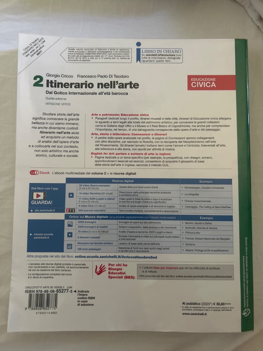 ITINERARIO NELL'ARTE EDIZIONE VERDE 5ED - VOLUME 2 (LDM) - foto 2