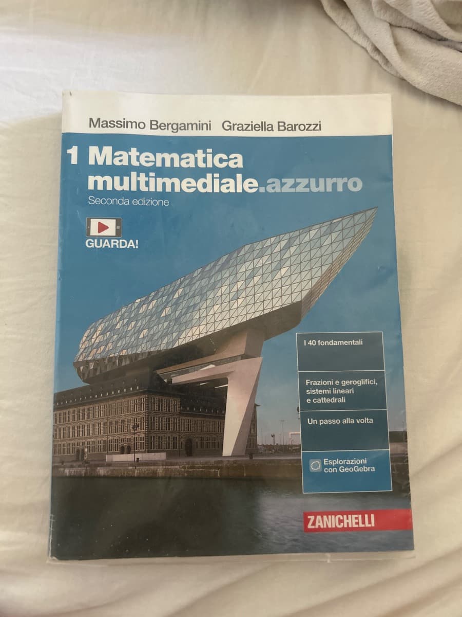 MATEMATICA MULTIMEDIALE.AZZURRO 2ED. - VOL. 1 (LDM) - foto 1