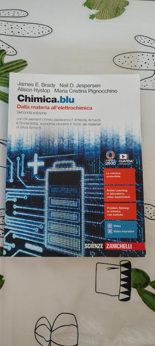 CHIMICA.BLU 2ED. - VOL. U DALLA MATERIA ALL'ELETTROCHIMICA (LDM) - foto 1