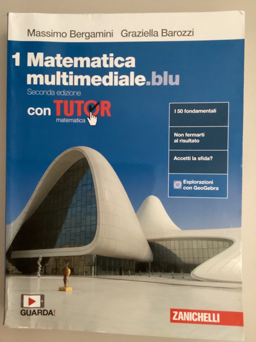 MATEMATICA MULTIMEDIALE.BLU - VOLUME 1 CON TUTOR (LDM) - foto 1