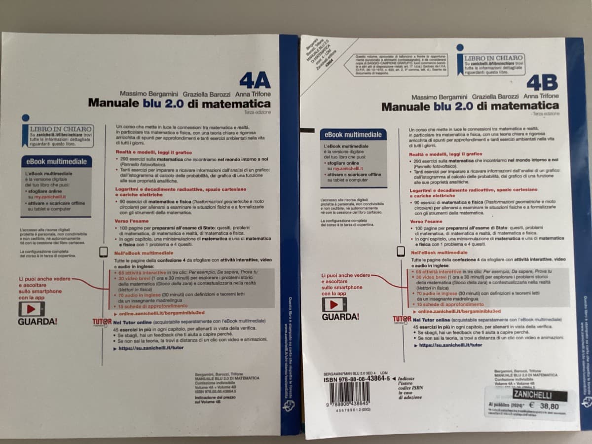 MANUALE BLU 2.0 DI MATEMATICA 3ED. - CONF. 4 (LDM) - foto 2