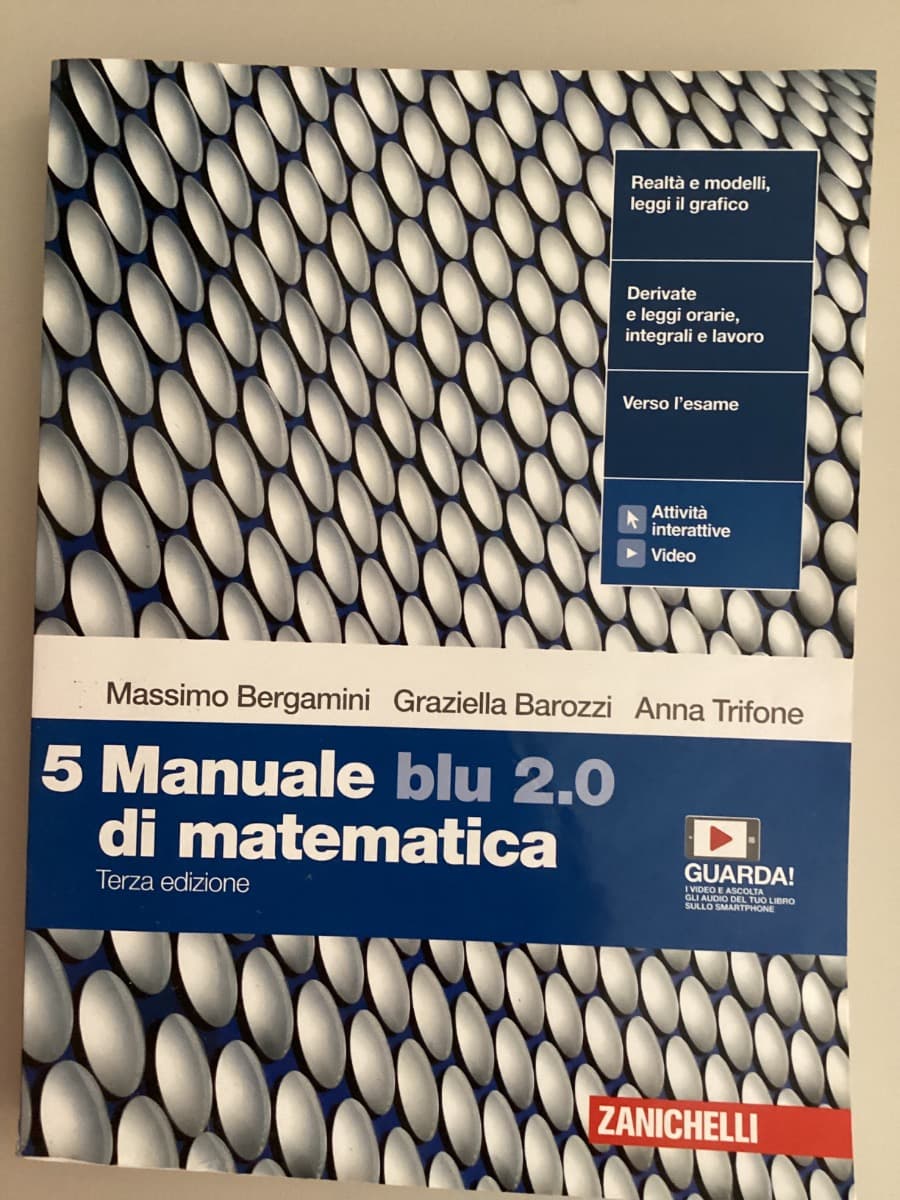 MANUALE BLU 2.0 DI MATEMATICA 3ED. - VOL. 5 (LDM) - foto 1