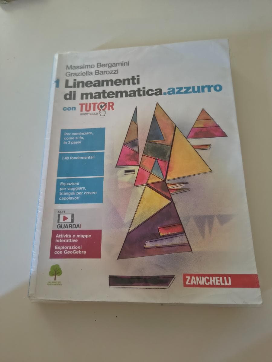LINEAMENTI DI MATEMATICA.AZZURRO - VOL. 1 CON TUTOR (LDM) - foto 1
