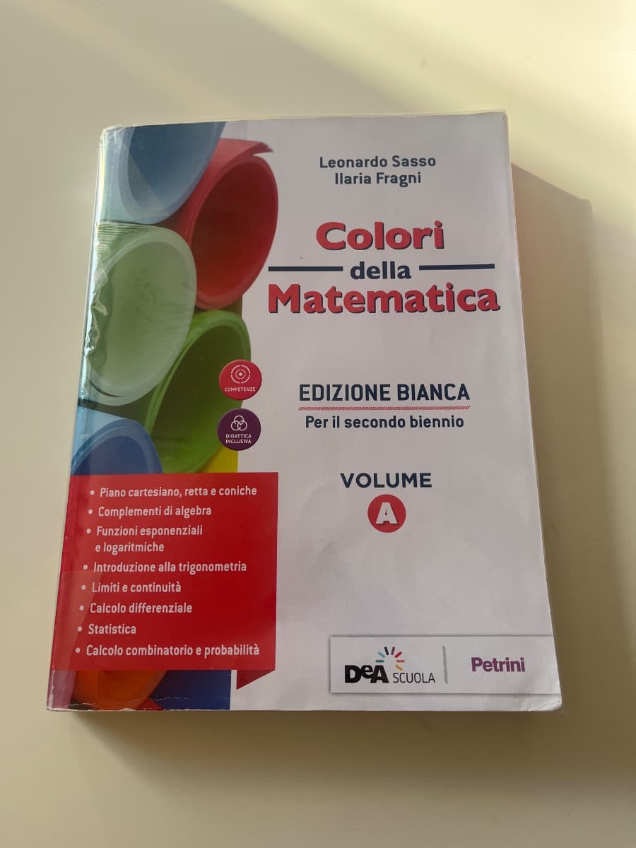 COLORI DELLA MATEMATICA - EDIZIONE BIANCA VOLUME A + QUADERNO + EBOOK - foto 1