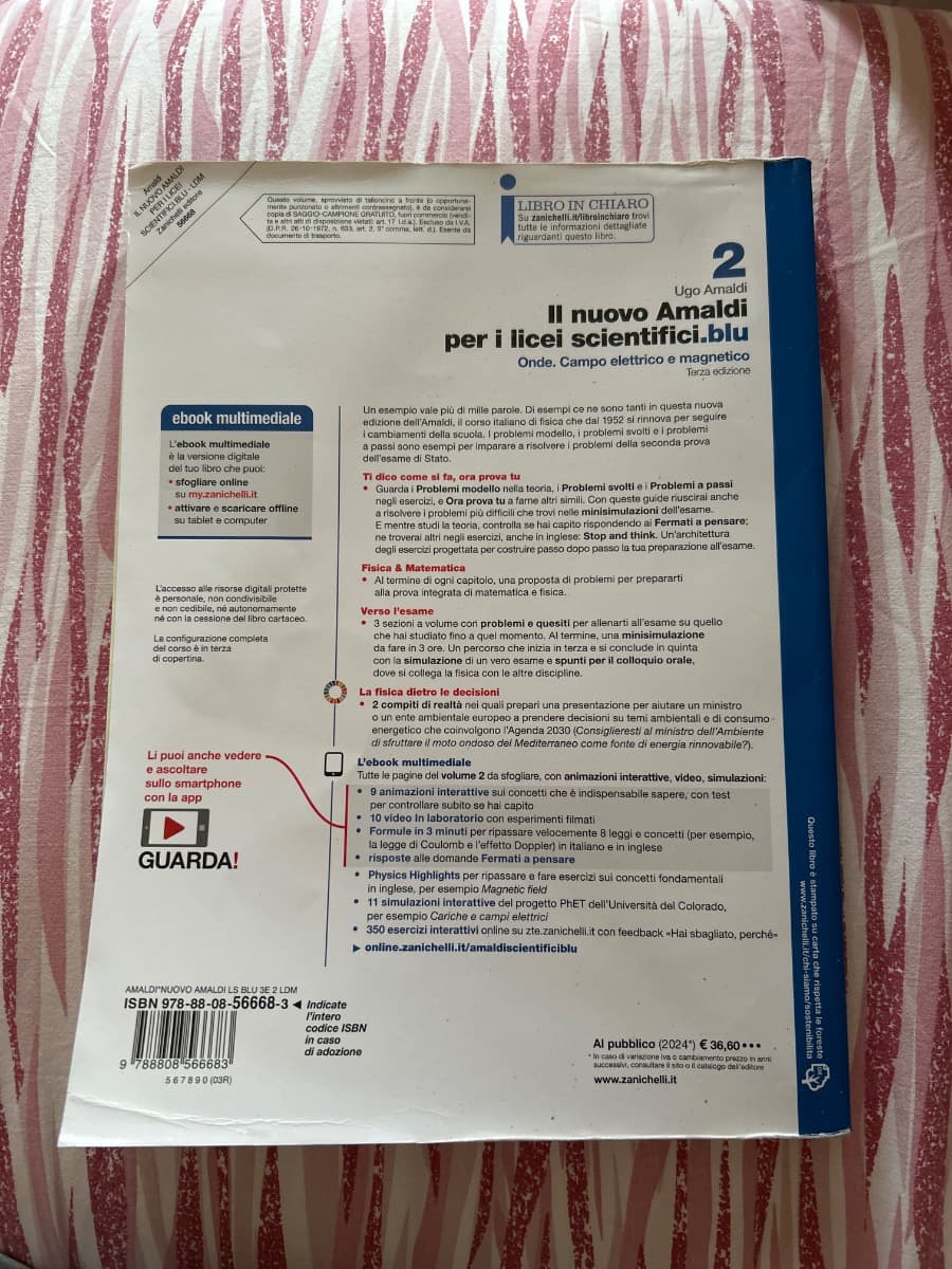 NUOVO AMALDI PER I LICEI SCIENTIFICI.BLU 3ED. (IL) - VOL. 2 (LDM) - foto 2