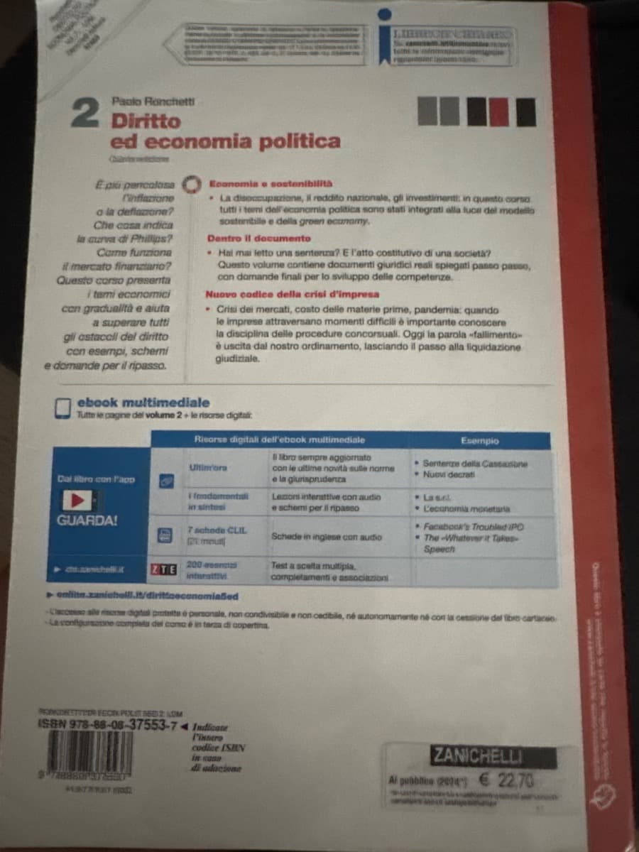 DIRITTO ED ECONOMIA POLITICA 5ED - VOLUME 2 (LDM) - foto 2
