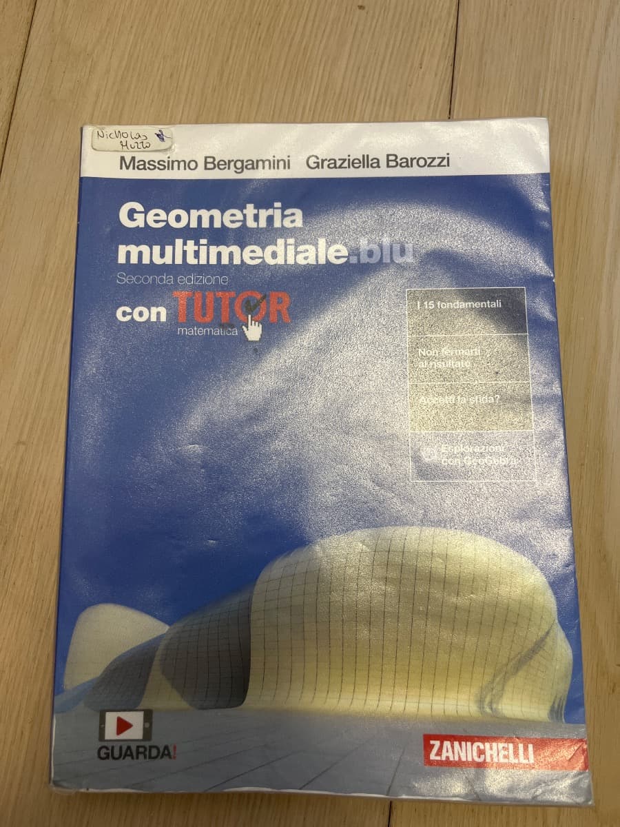 MATEMATICA MULTIMEDIALE.BLU - VOLUME GEOMETRIA CON TUTOR (LDM) - foto 1