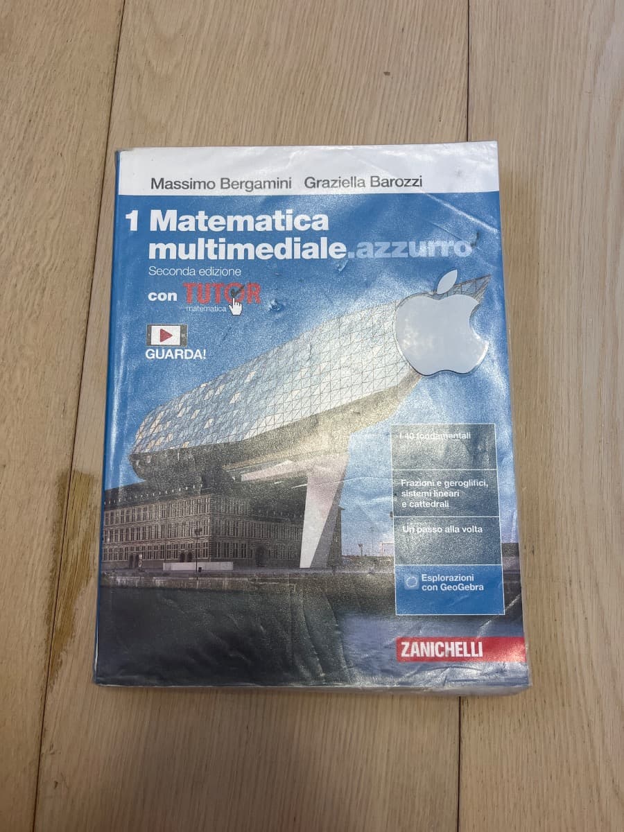 MATEMATICA MULTIMEDIALE.AZZURRO 2ED. - VOL. 1 CON TUTOR (LDM) - foto 1