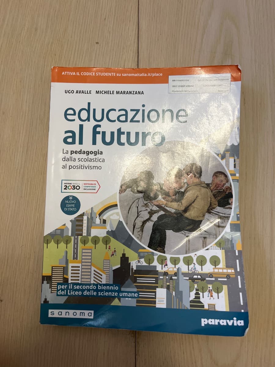 EDUCAZIONE AL FUTURO LA PEDAGOGIA DALLA SCOLASTICA AL POSITIVISMO - foto 1