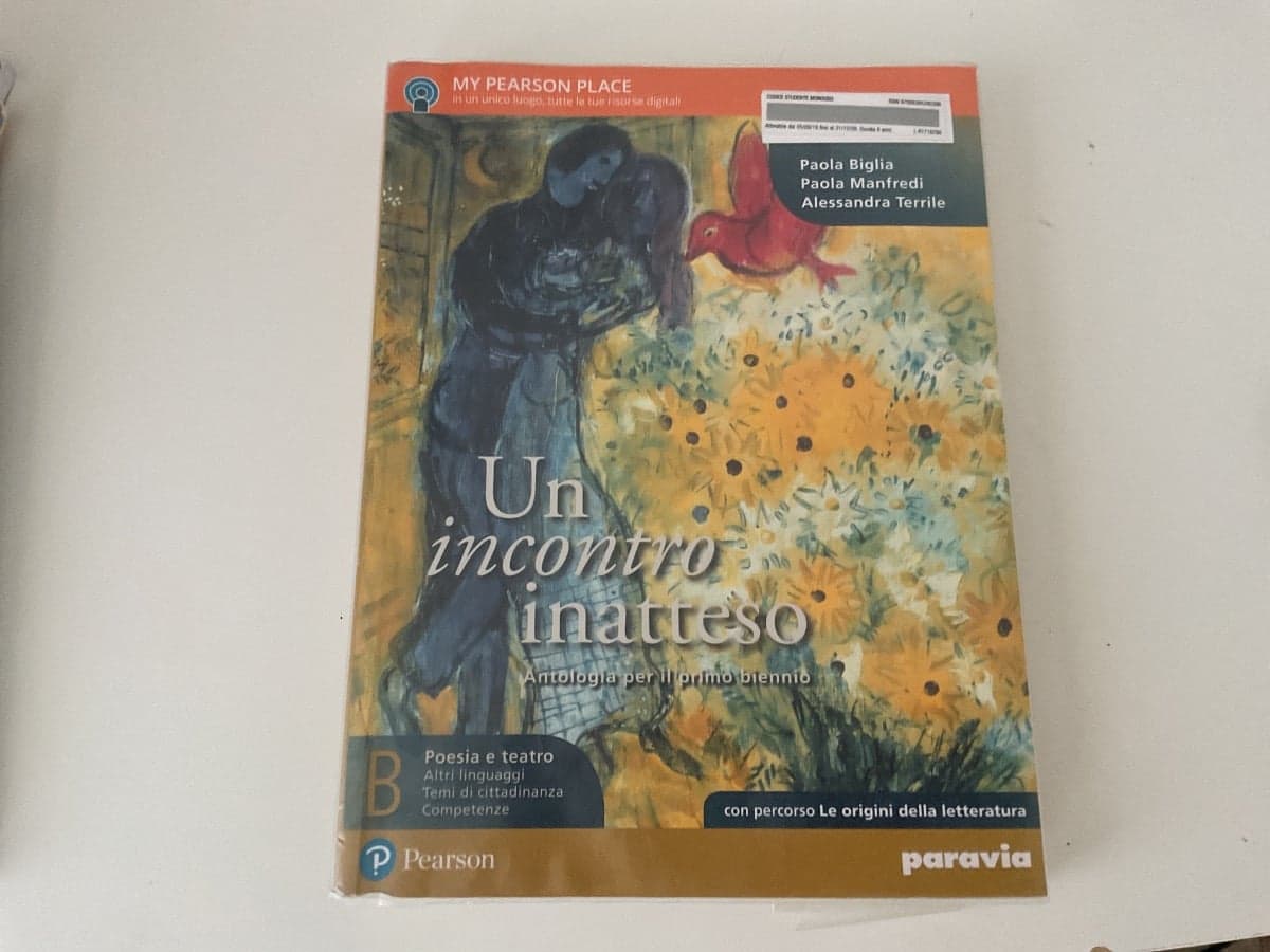 UN INCONTRO INATTESO B CON PERCORSO LE ORIGINI DELLA LETTERATURA - foto 1