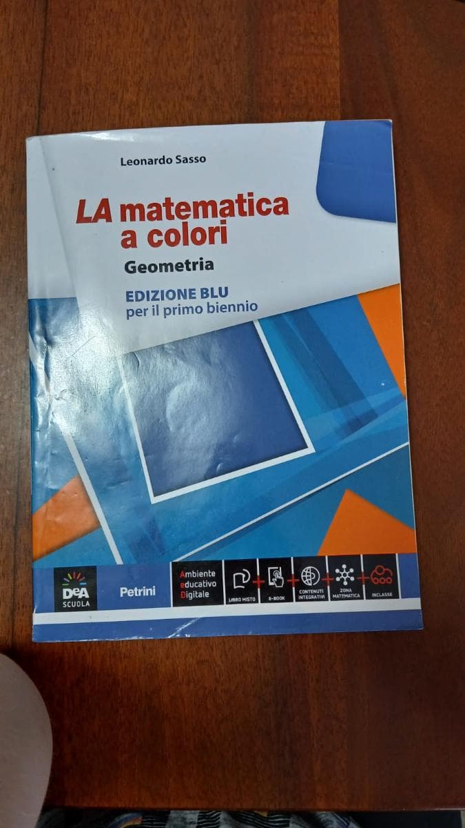 MATEMATICA A COLORI (LA) EDIZIONE BLU GEOMETRIA + EBOOK - foto 1