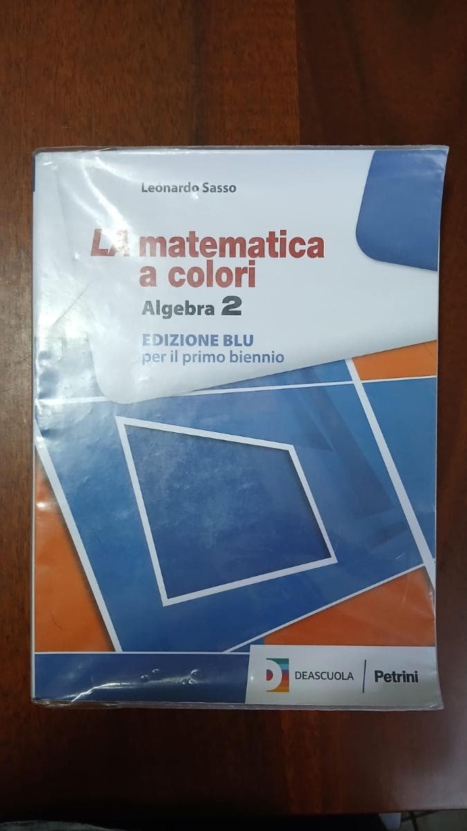 MATEMATICA A COLORI (LA) EDIZIONE BLU ALGEBRA 2 + EBOOK - foto 1