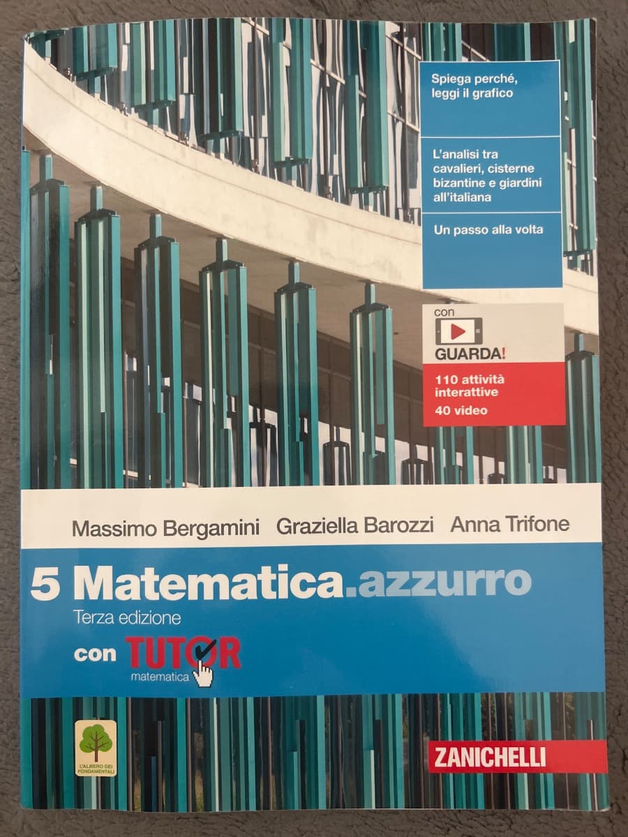 MATEMATICA.AZZURRO 3ED. - VOL. 5 CON TUTOR (LDM) - foto 1