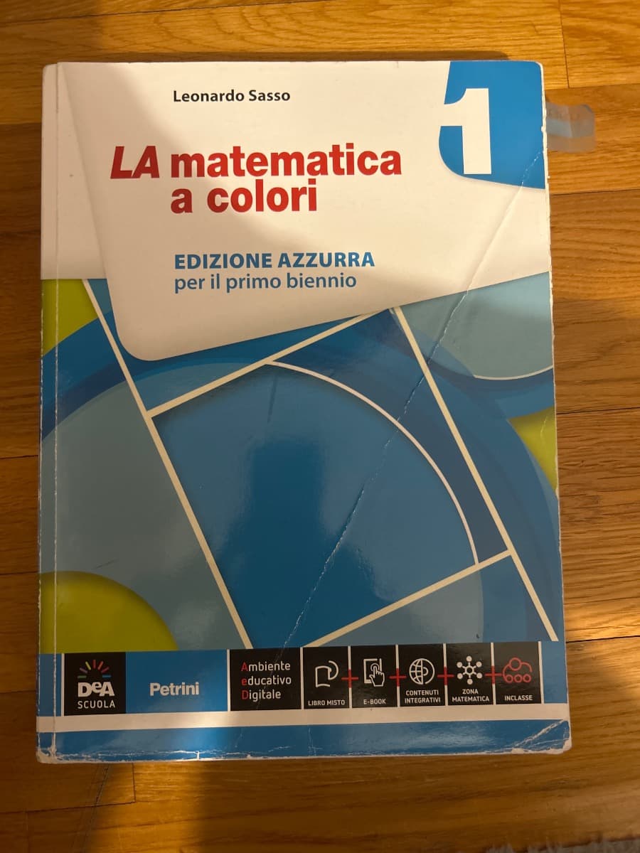 MATEMATICA A COLORI (LA) EDIZIONE AZZURRA VOLUME 1 + EBOOK - foto 1