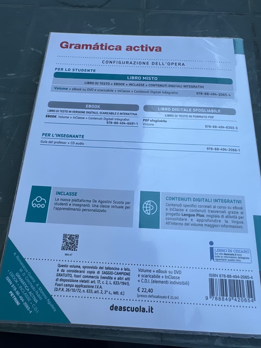 GRAMÁTICA ACTIVA - VOLUME + EBOOK (ANCHE SU DVD) - foto 2