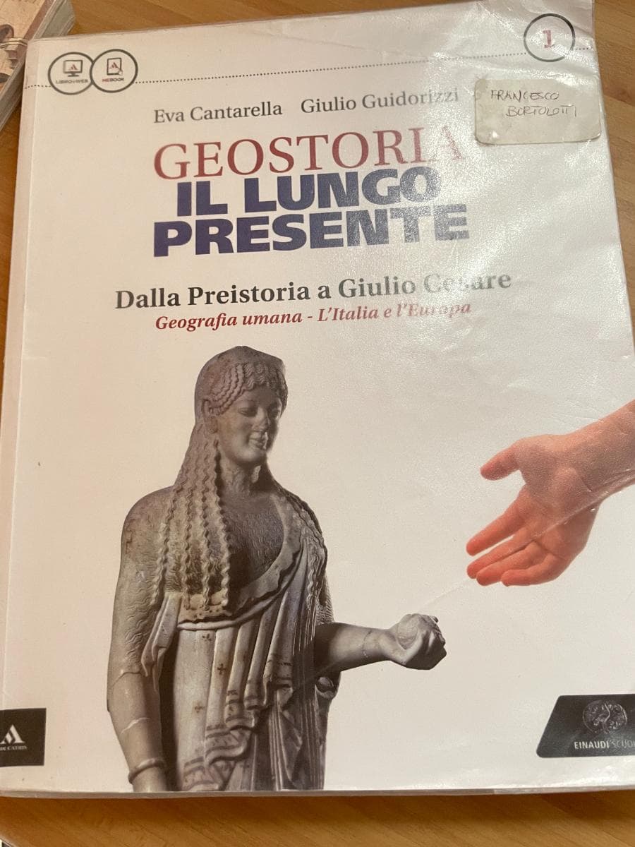 GEOSTORIA IL LUNGO PRESENTE - dalla preistoria a Giulio cesare - foto 1