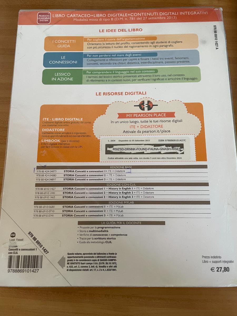 STORIA. CONCETTI E CONNESSIONI 1 CON CLIL - foto 2