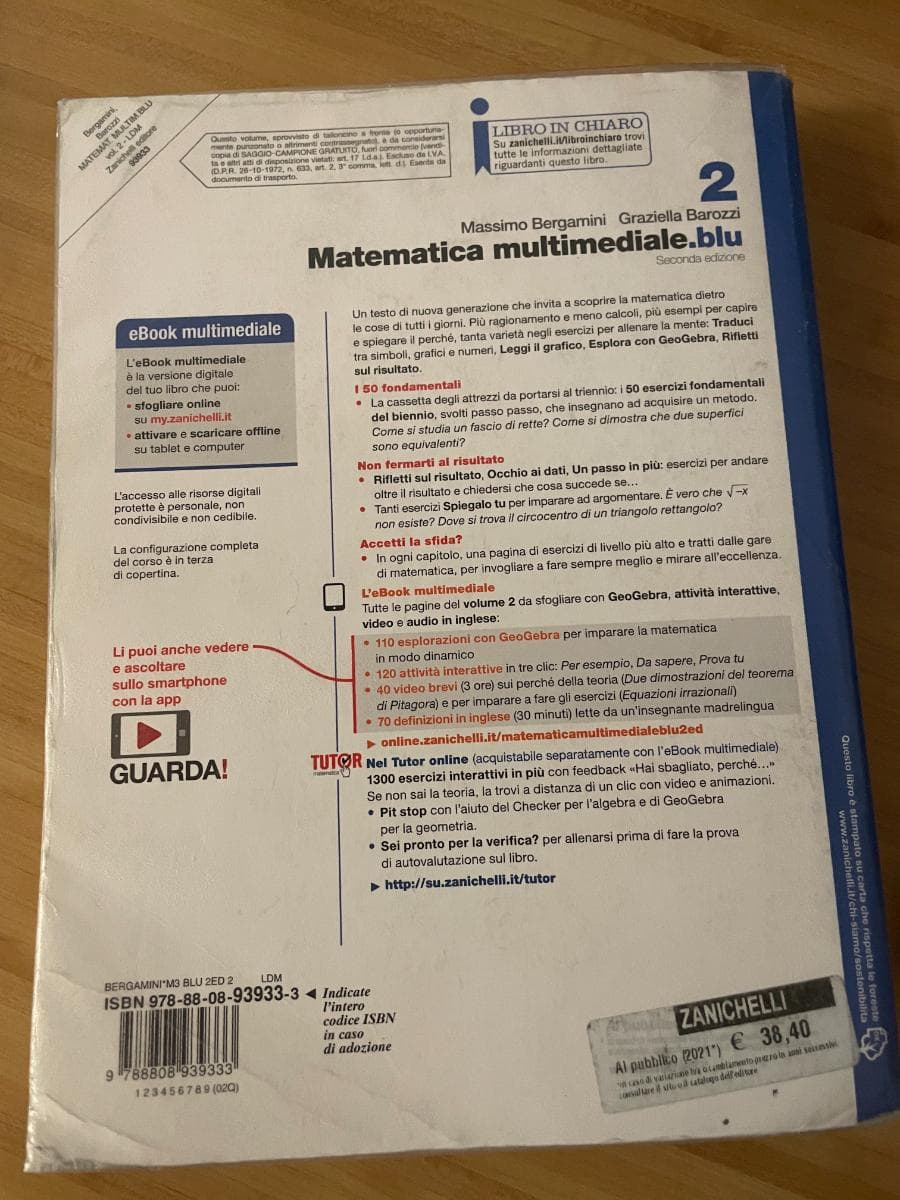 MATEMATICA MULTIMEDIALE.BLU - VOLUME 2 (LDM) - foto 2
