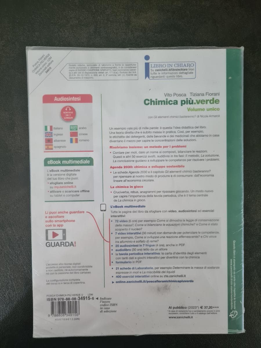 CHIMICA PIÙ.VERDE - VOL. UNICO (LDM) - foto 2