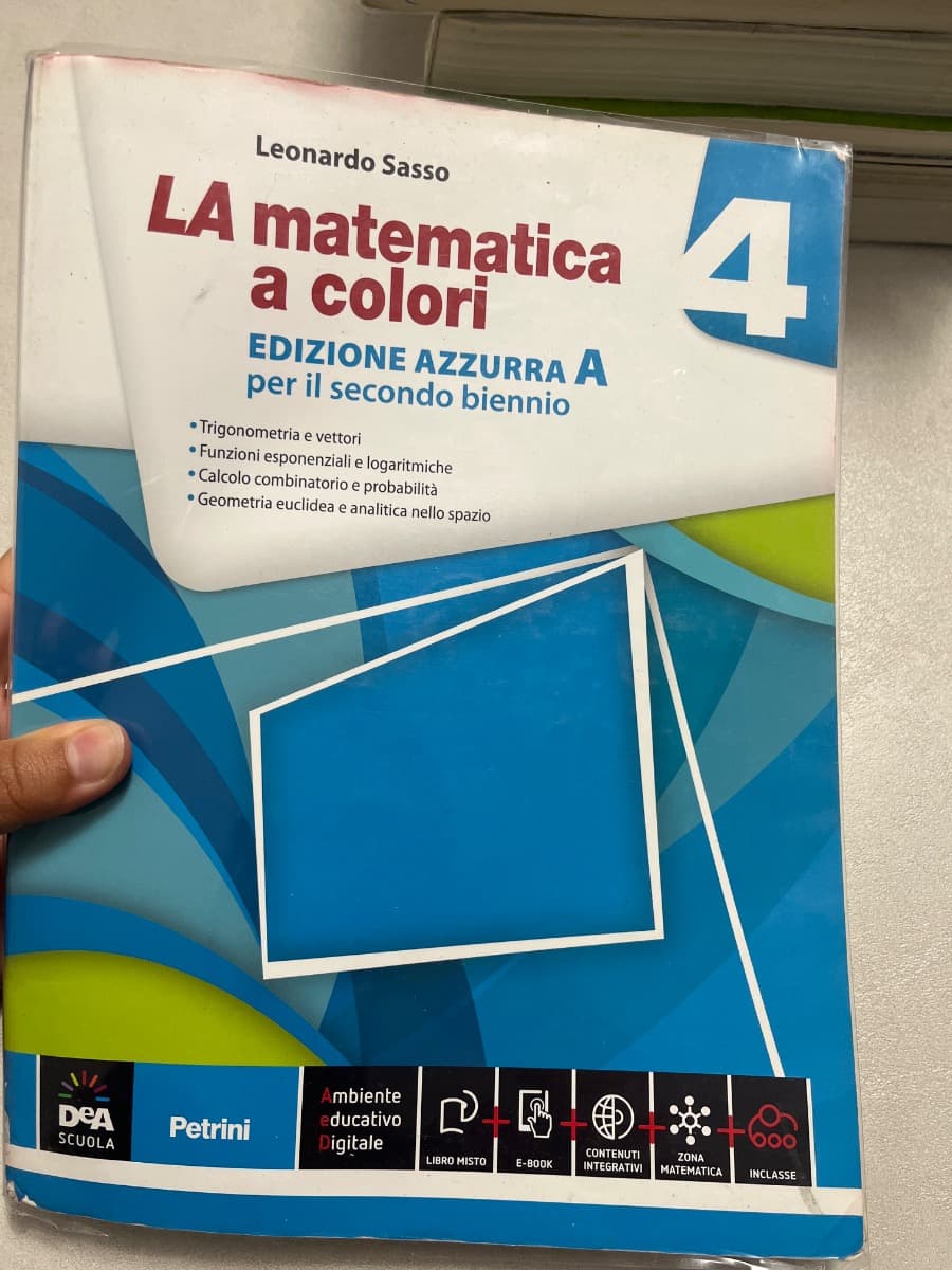 MATEMATICA A COLORI (LA) EDIZIONE AZZURRA VOLUME 4A + EBOOK - foto 1