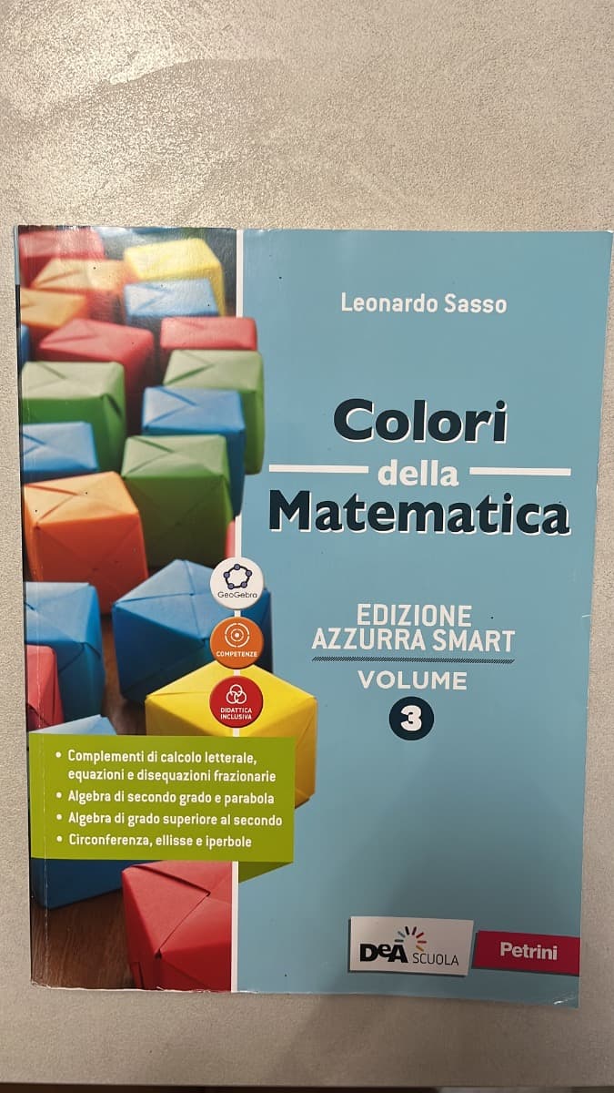 COLORI DELLA MATEMATICA ED.AZZURRA SMART-VOL.3+QUAD.INCLUSIONE E REC 3+EBOOK - foto 1