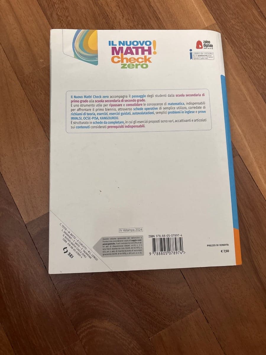 NUOVO MATH! CHECK 0 (IL) - foto 2