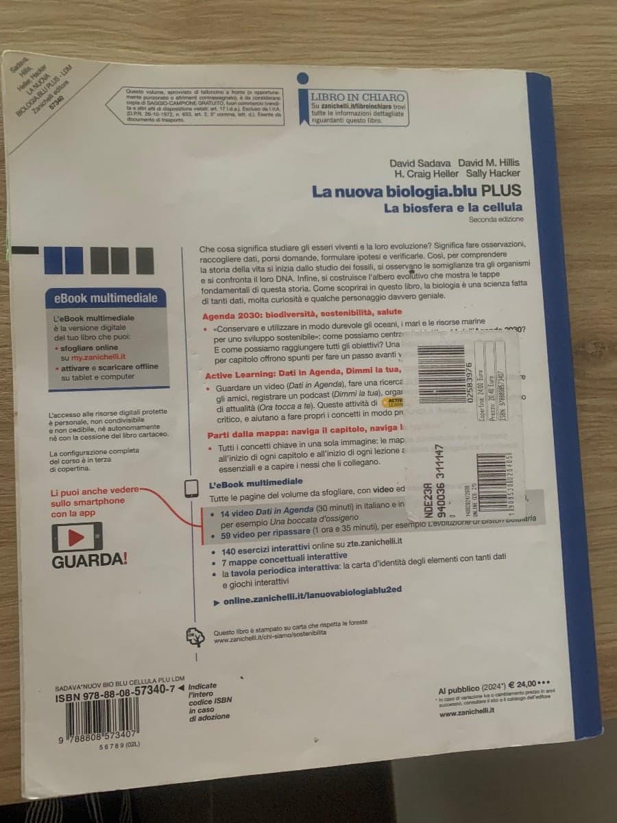 NUOVA BIOLOGIA.BLU 2ED. (LA) - LA BIOSFERA E LA CELLULA PLUS (LDM) - foto 2