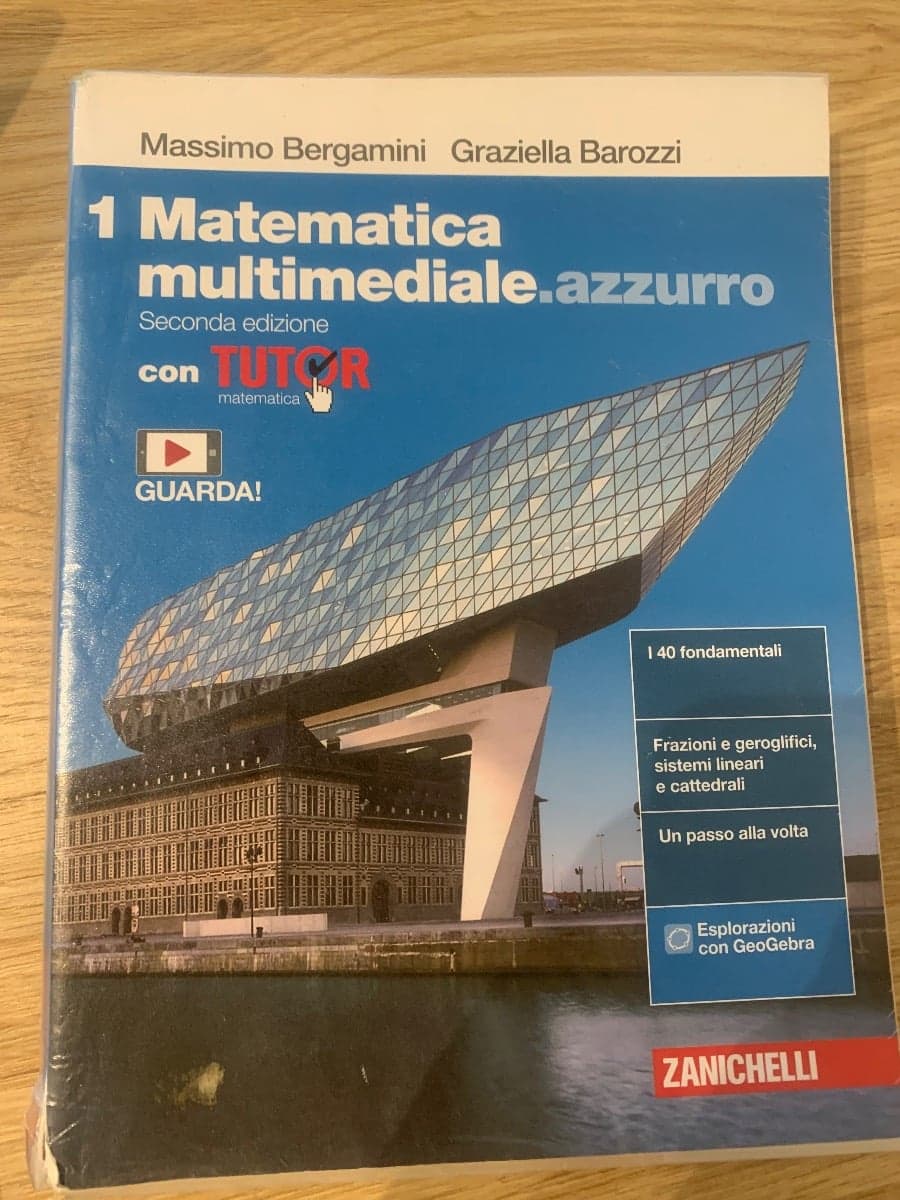 MATEMATICA MULTIMEDIALE.AZZURRO 2ED. - VOL. 1 CON TUTOR (LDM) - foto 1