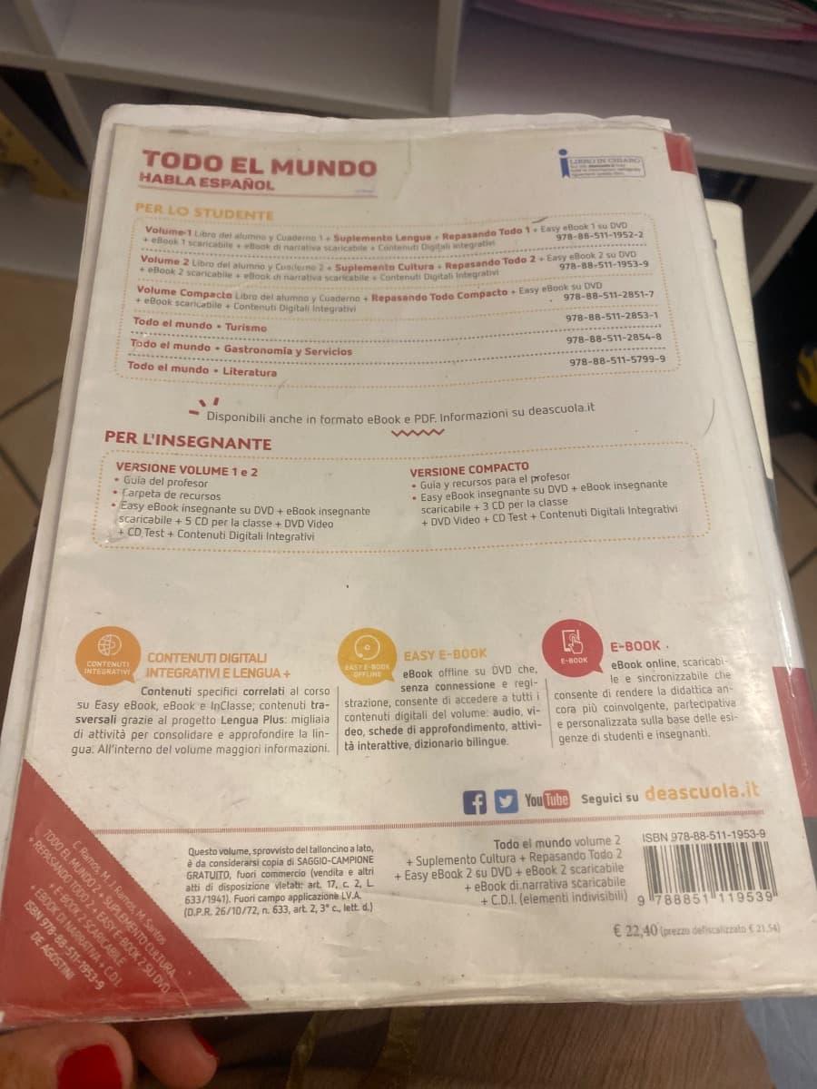 TODO EL MUNDO - LIBRO ALUMNO 2 E CUADERNO 2 + EBOOK 2 (ANCHE SU DVD) - foto 2