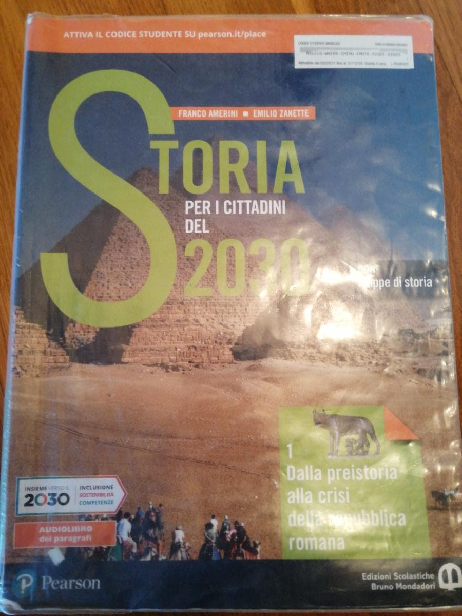 STORIA PER I CITTADINI DEL 2030 VOLUME 1 CON MAPPE DI STORIA 1 - foto 1