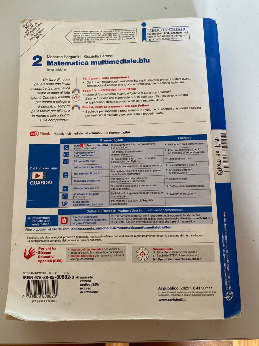 MATEMATICA MULTIMEDIALE.BLU 3ED. - VOL. 2 (LDM) - foto 2