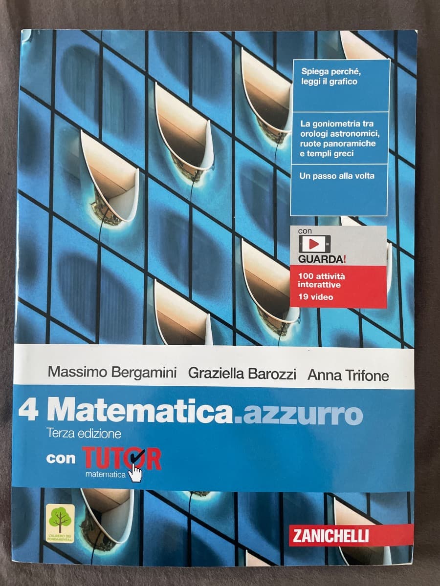 MATEMATICA.AZZURRO 3ED. - VOL. 4 CON TUTOR (LDM) - foto 1