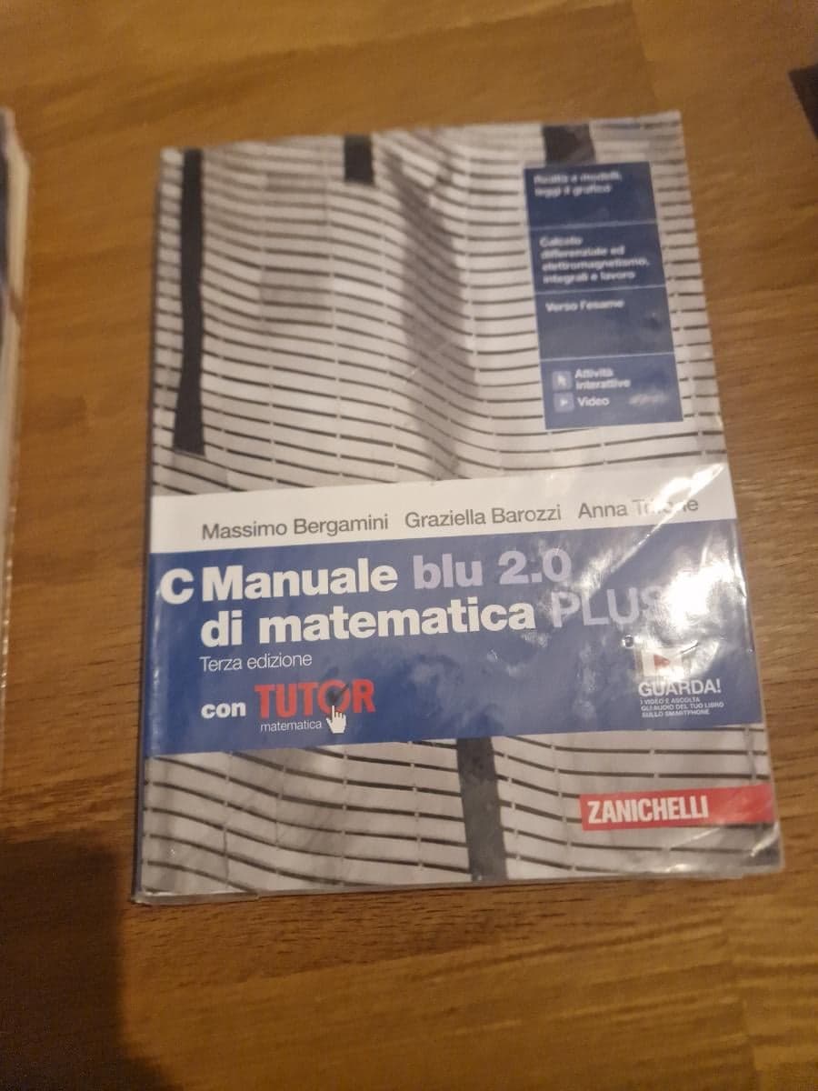 MANUALE BLU 2.0 DI MATEMATICA 3ED. - VOL. C PLUS CON TUTOR (LDM) - foto 1