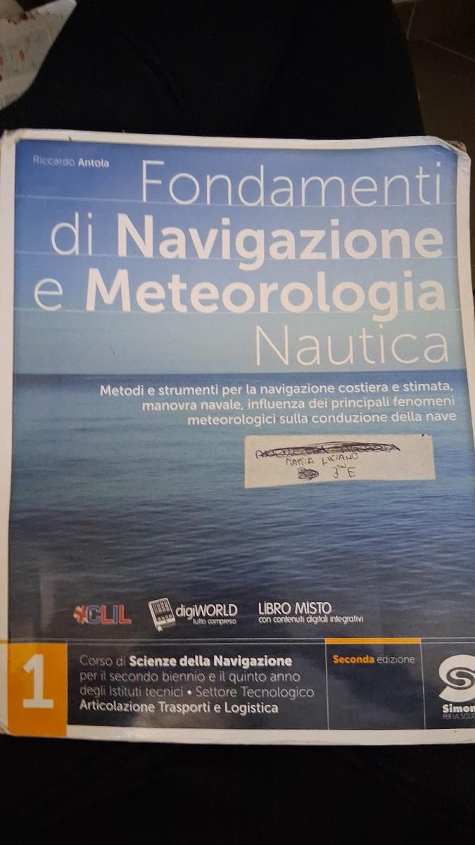 FONDAMENTI DI NAVIGAZIONE E METEOROLOGIA 1 - foto 1