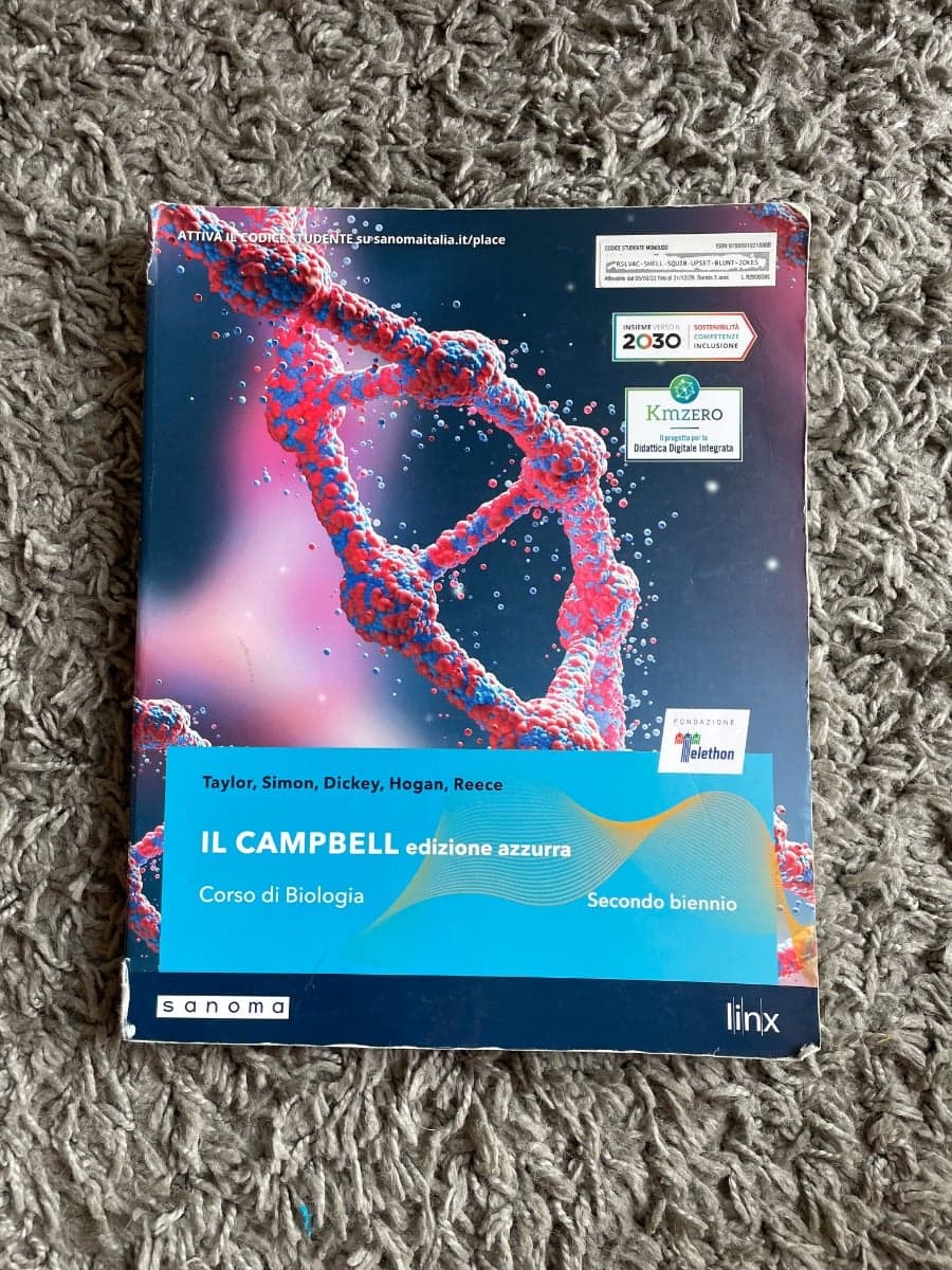 IL CAMPBELL - CORSO DI BIOLOGIA - EDIZIONE AZZURRA - SECONDO BIENNIO - foto 1