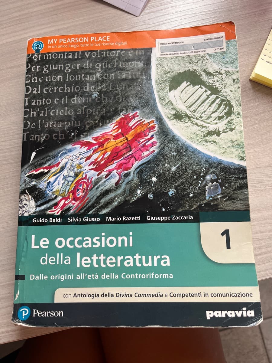 LE OCCASIONI DELLA LETTERATURA 1 - EDIZIONE CON ANTOLOGIA DELLA DIVINA COMMED - foto 1