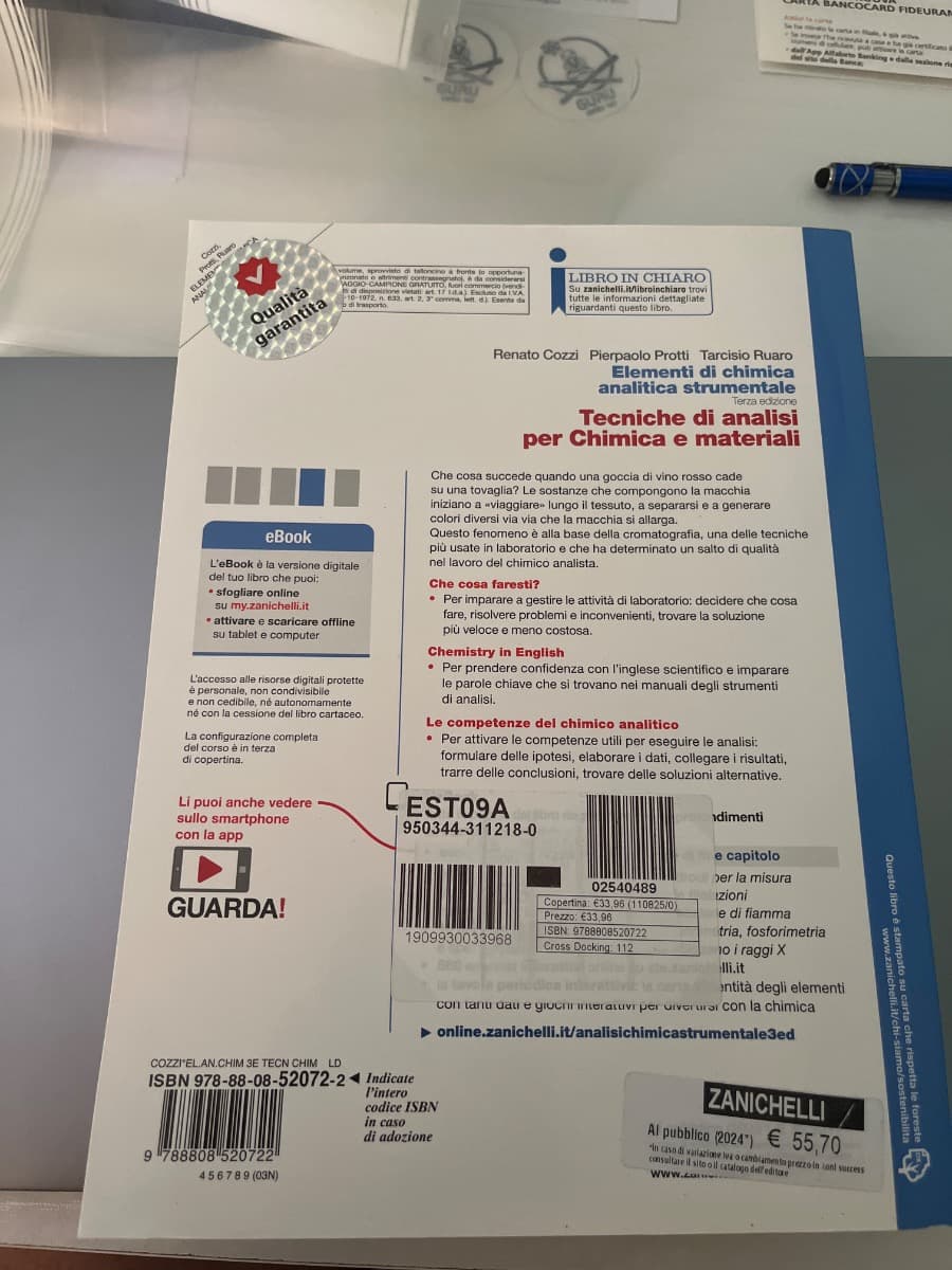ELEMENTI DI CHIMICA ANALITICA STRUMENTALE 3ED. (LD) - foto 2