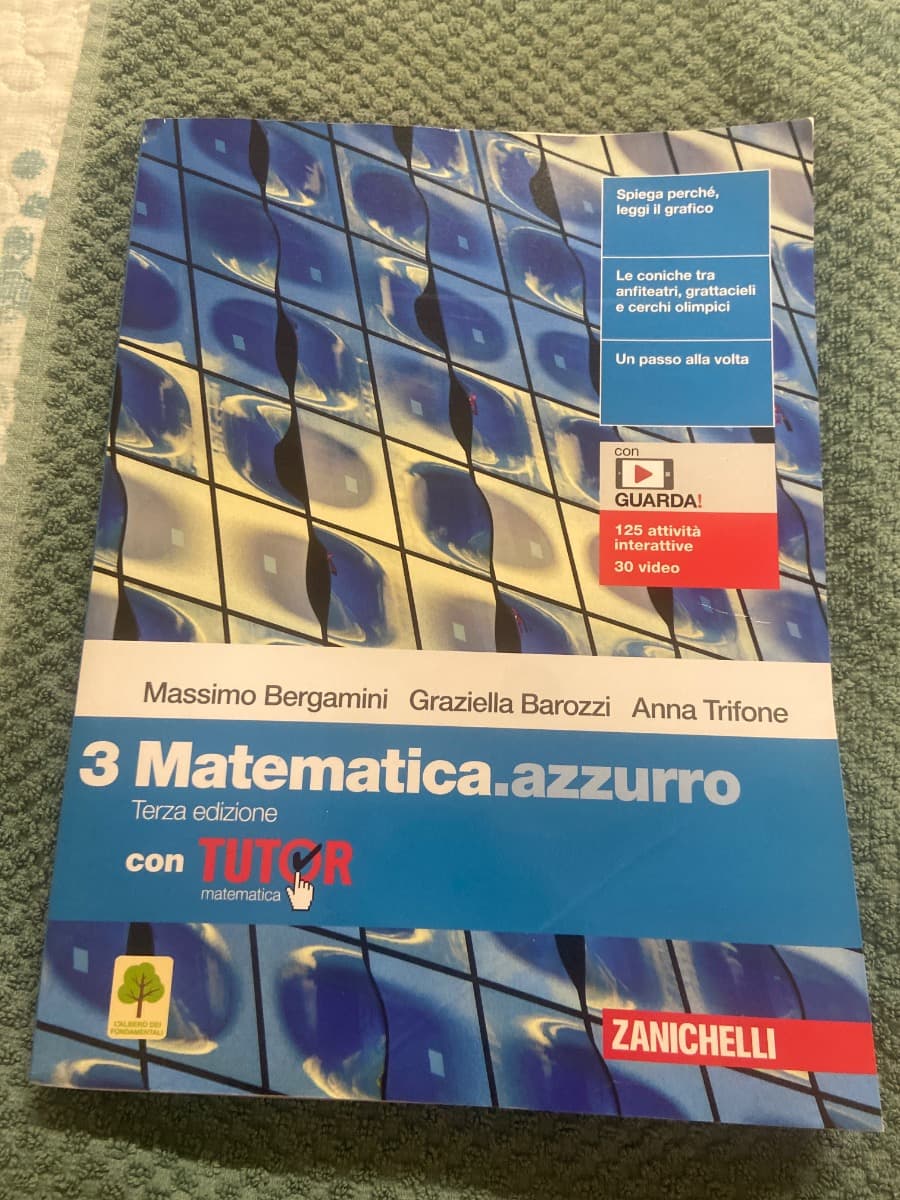 MATEMATICA.AZZURRO 3ED. - VOL. 3 CON TUTOR (LDM) - foto 1
